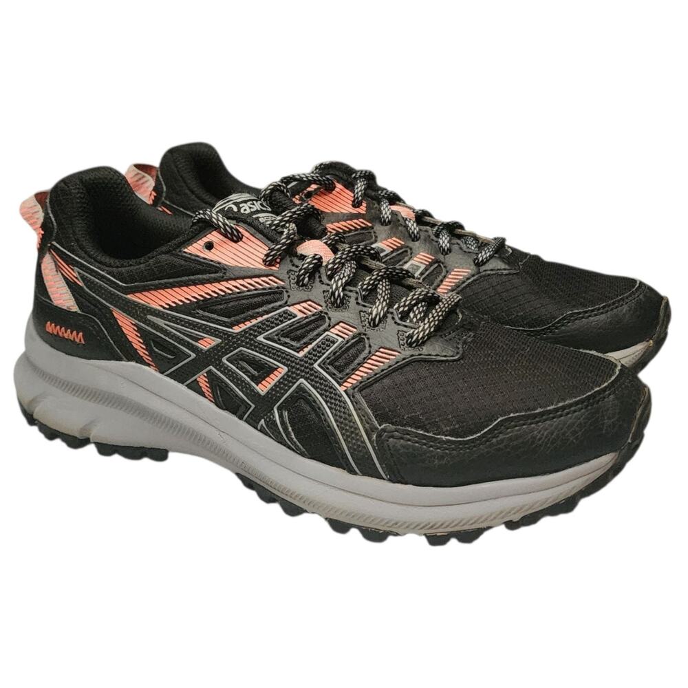 Asics Womens Trail Scout 2 Shoes Snealers Size 7 Black/Sheet Rock Athletic